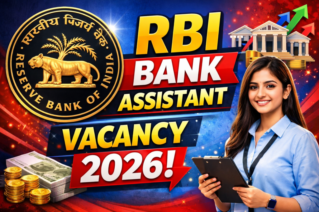 RBI Bank Assistant Vacancy 2026