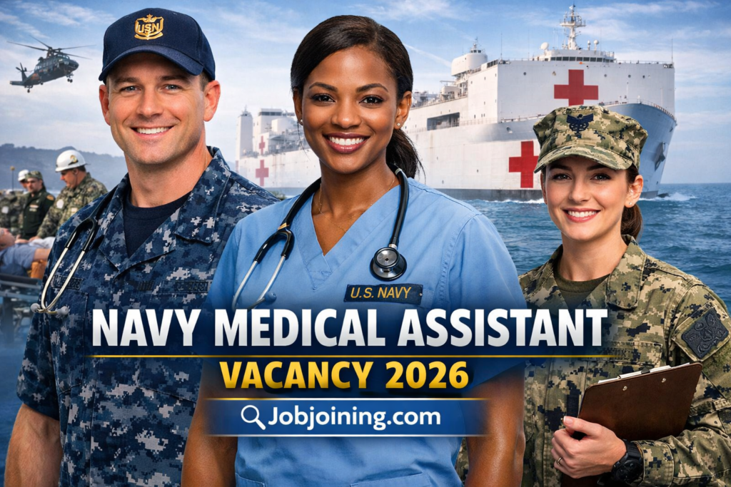 Navy Medical Assistant Vacancy 2026 - Jobjoining.com