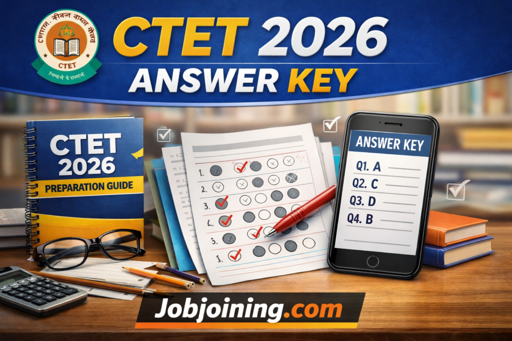 CTET 2026 Answer Key - Jobjoining.com