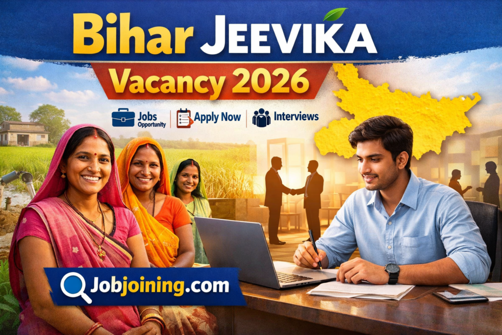 Bihar Jeevika Vacancy 2026 - Jobjoining.com