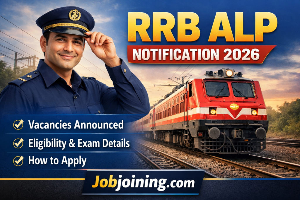 RRB ALP Notification 2026 - Jobjoining.com