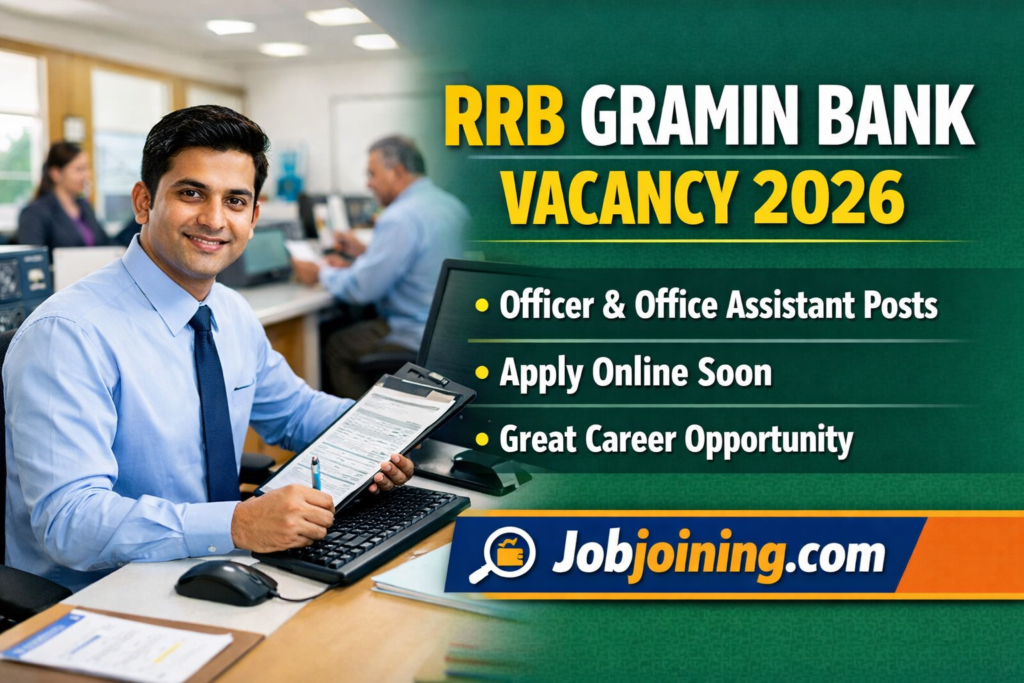 RRB Gramin Bank Vacancy 2026 - Jobjoining.com