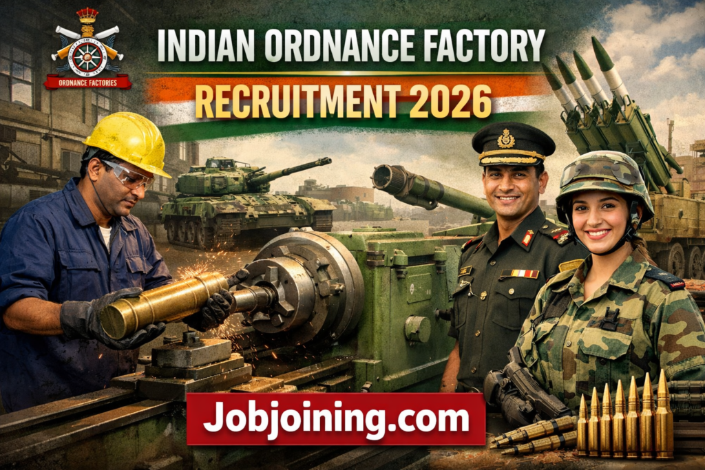 indian ordnance factory recruitment 2026