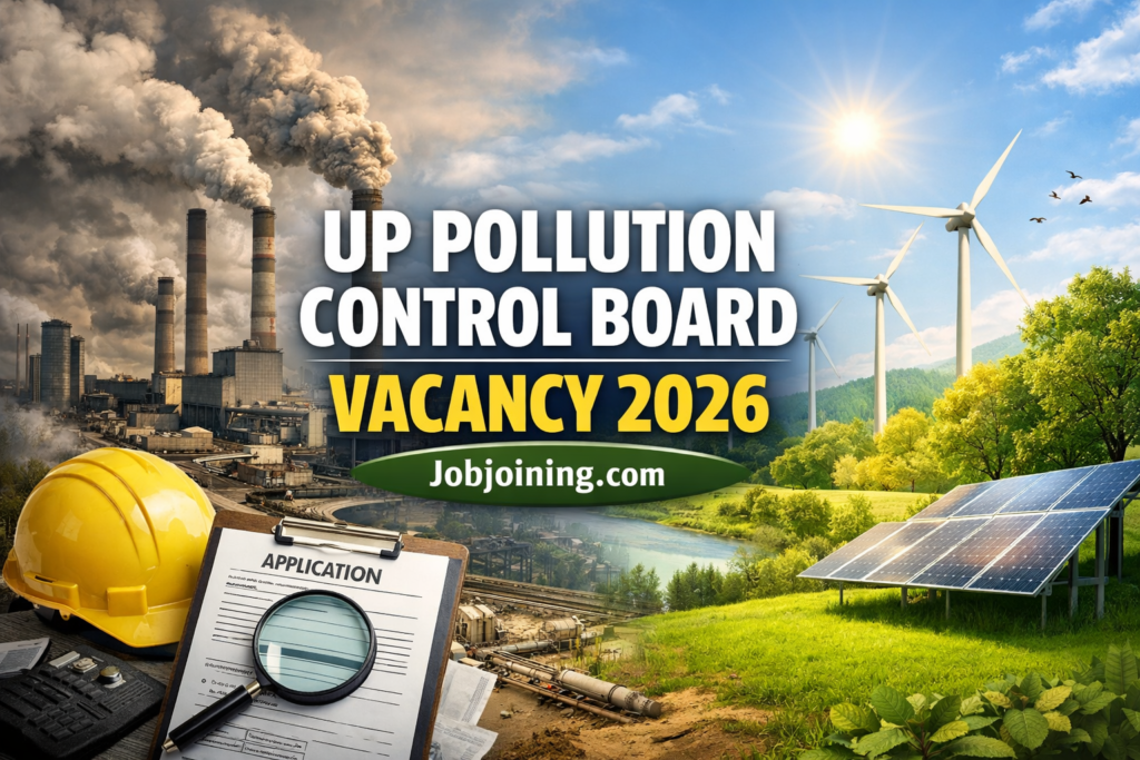 UP Pollution Control Board Vacancy 2026 - Jobjoining.com