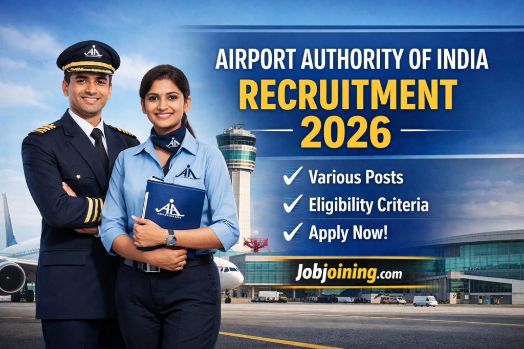 Airport Authority of India Recruitment 2026 - Jobjoining.com