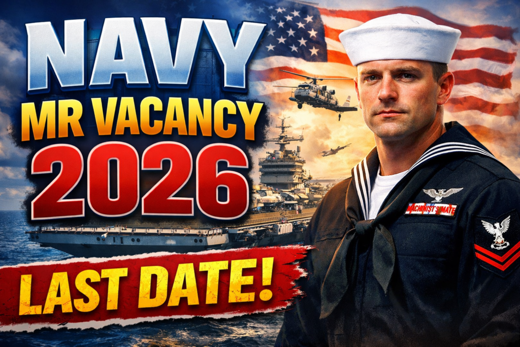 Indian Navy MR Vacancy 2026 Last Date: April 6 – Apply Online Now for Agniveer MR Recruitment Before It's Too Late!