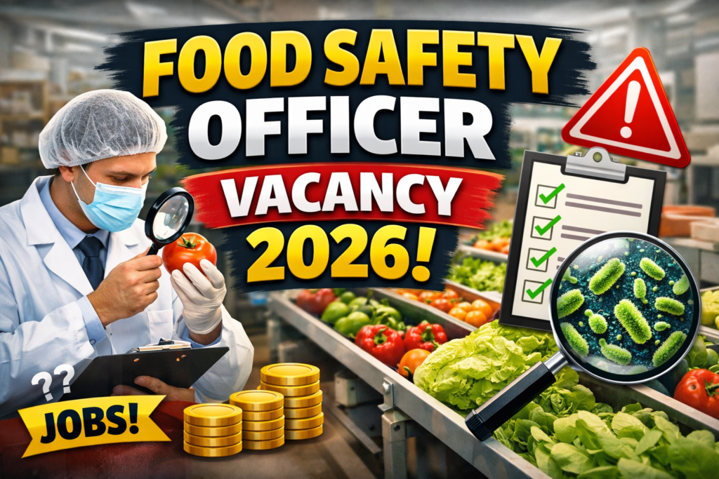 food safety officer vacancy