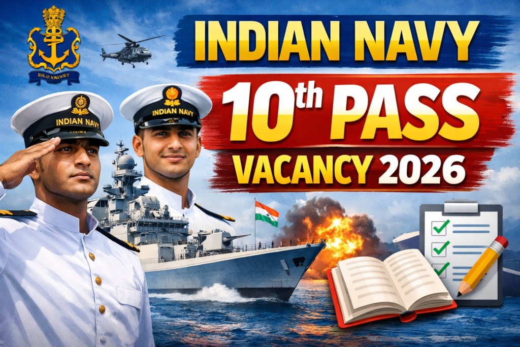 Indian Navy 10th Pass Vacancy 2026: Agniveer (MR) Notification Out | Eligibility, Dates, Salary & How to Apply