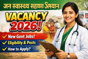 Jan Swasthya Sahayata Abhiyan Vacancy 2026: Grab High-Paying District Manager, Block Supervisor & Panchayat Executive Jobs Across India