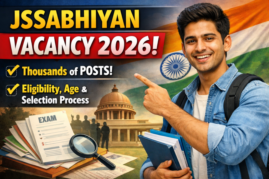 JSS Abhiyan Vacancy 2026: High-Paying Jobs in Health Sector with Salaries Up to ₹35,500 – Apply Before April 29!