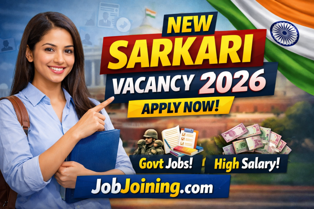 New sarkari vacancy 2026