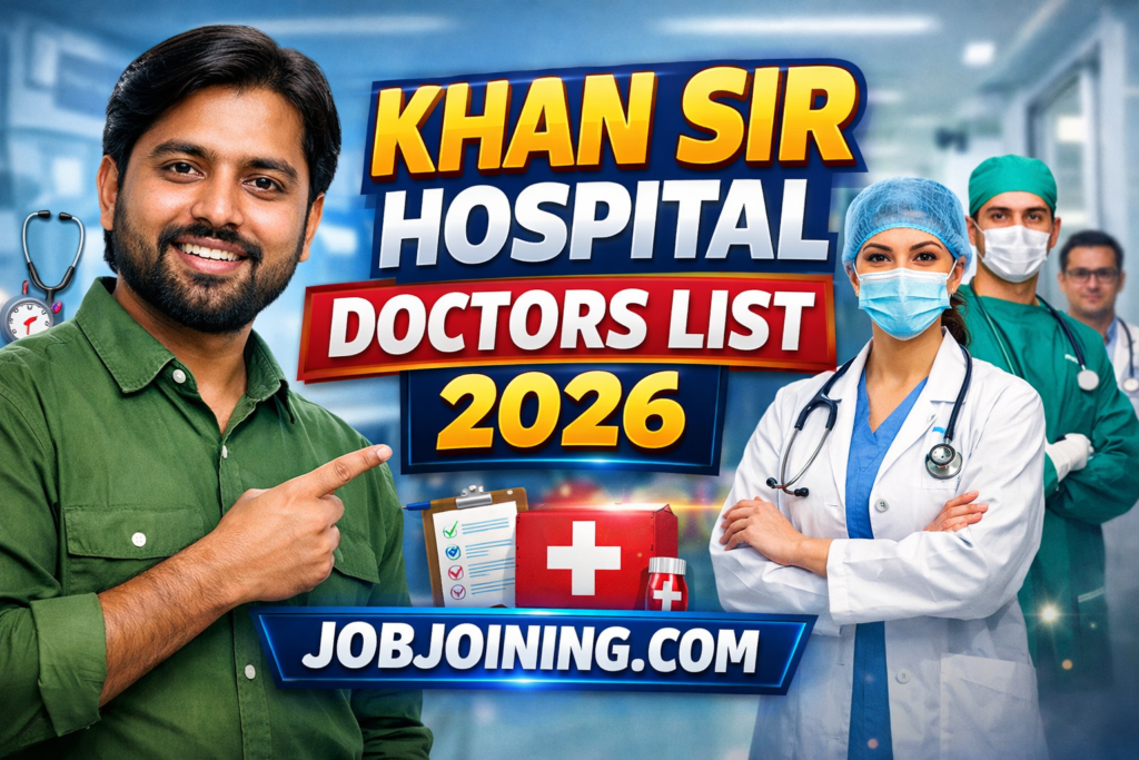 Khan Sir Hospital Doctors List