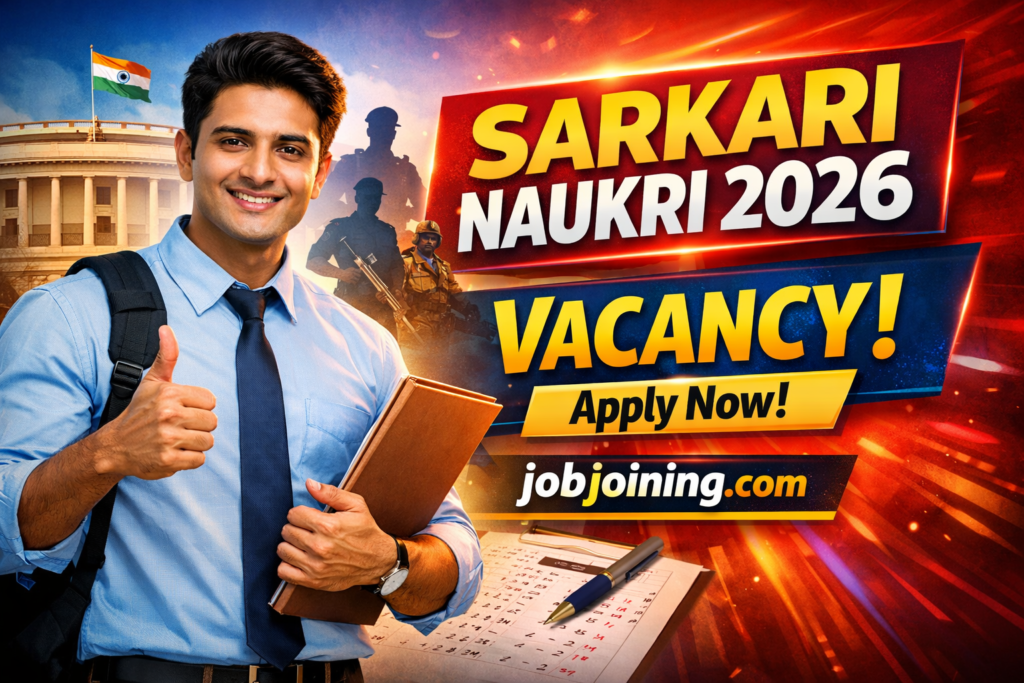 Sarkari Naukri 2026 Vacancy