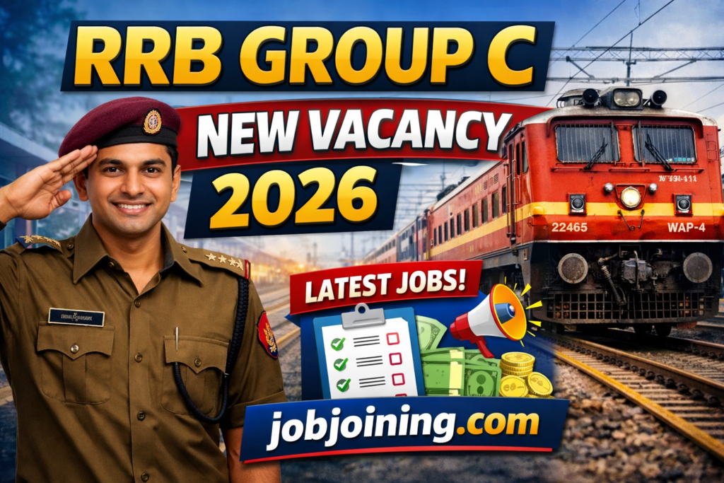 RRB Group C New Vacancy 2026: 8,868 Railway Jobs Notification, Eligibility, Dates & How to Apply