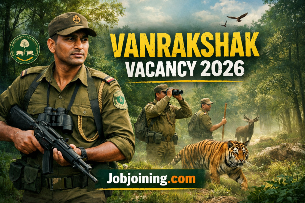 Vanrakshak Vacancy 2026 - Jobjoining.com
