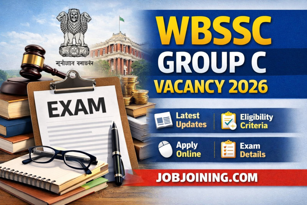 WBSSC Group C Vacancy 2026 - Jobjoining.com