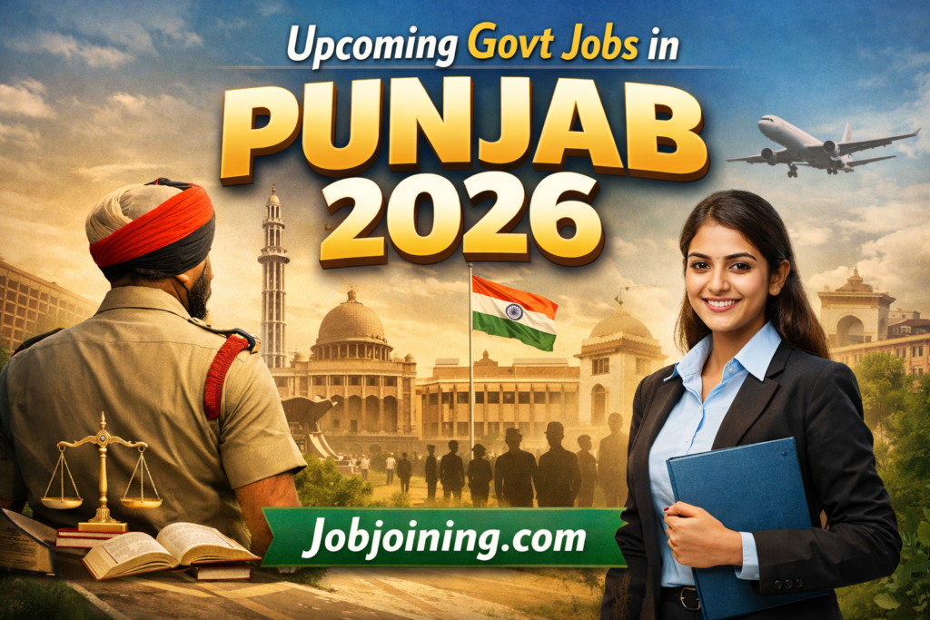 Upcoming Govt Jobs in Punjab 2026