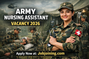 Army Nursing Assistant Vacancy 2026 - Jobjoining.com