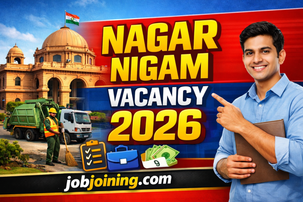 Nagar Nigam Vacancy 2026: 50,000+ Government Jobs Notification, Eligibility, Salary & Apply Online (Latest Updates)