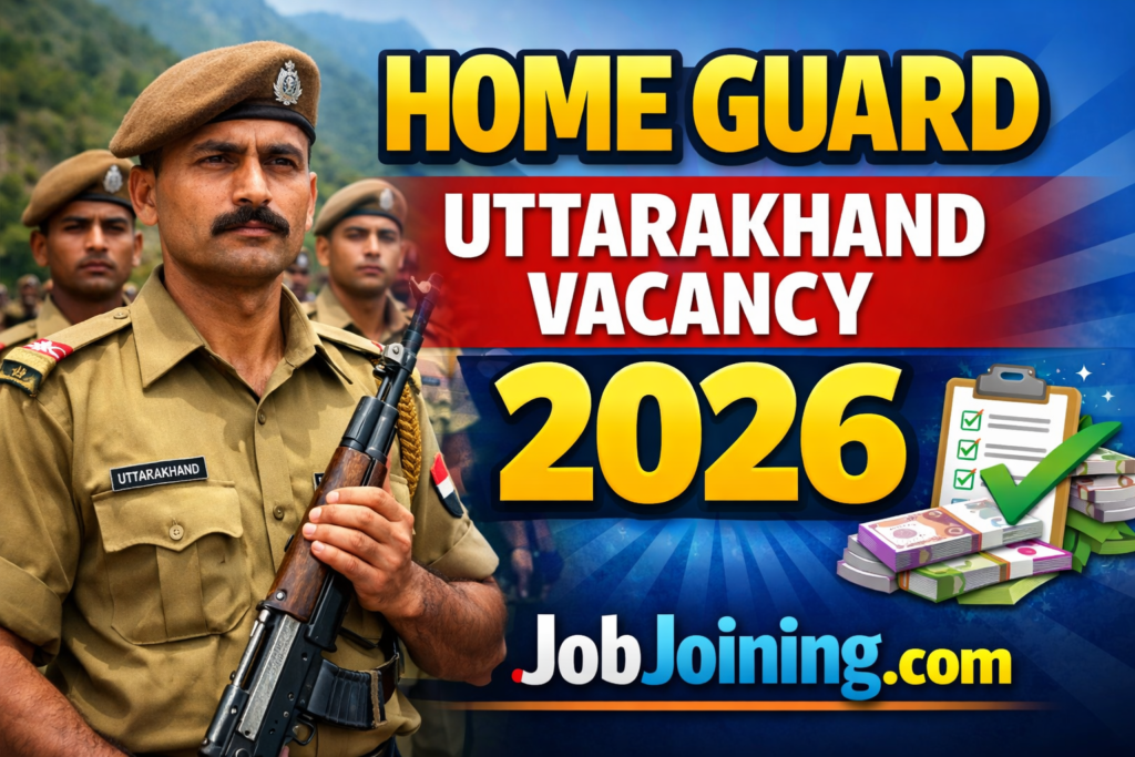 Home Guard Uttarakhand Vacancy 2026: Apply for Home Guard Volunteer Posts – Full Details, Eligibility & How to Apply