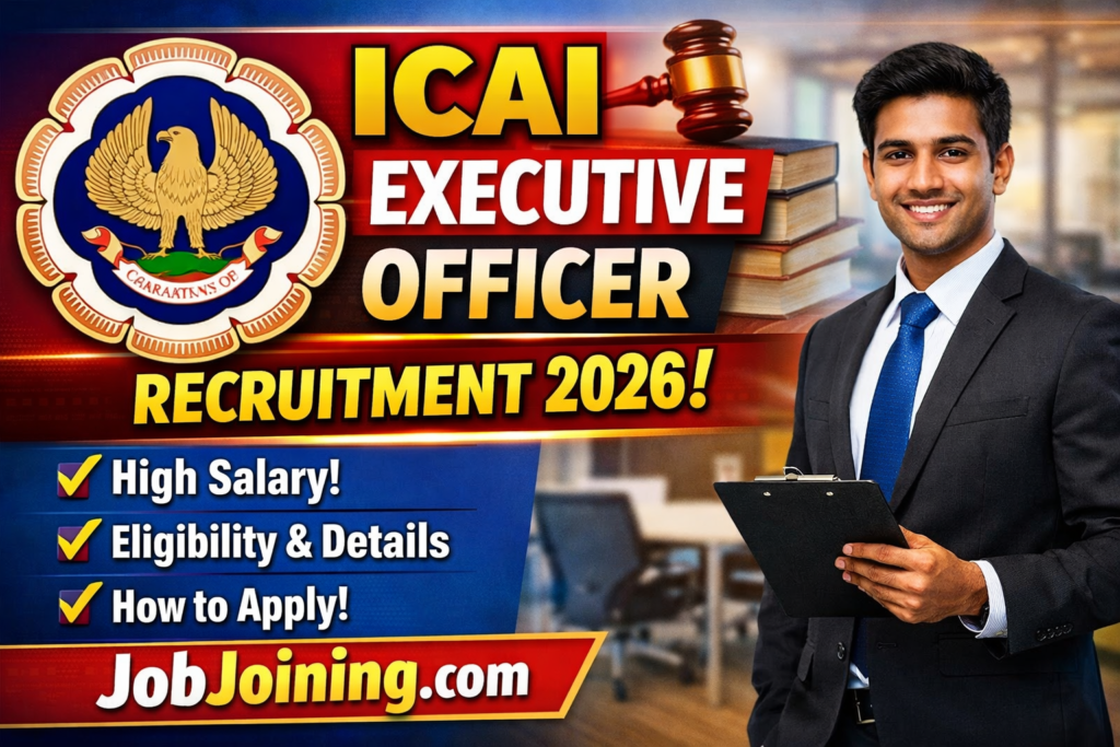 icai executive officer recruitment 2026