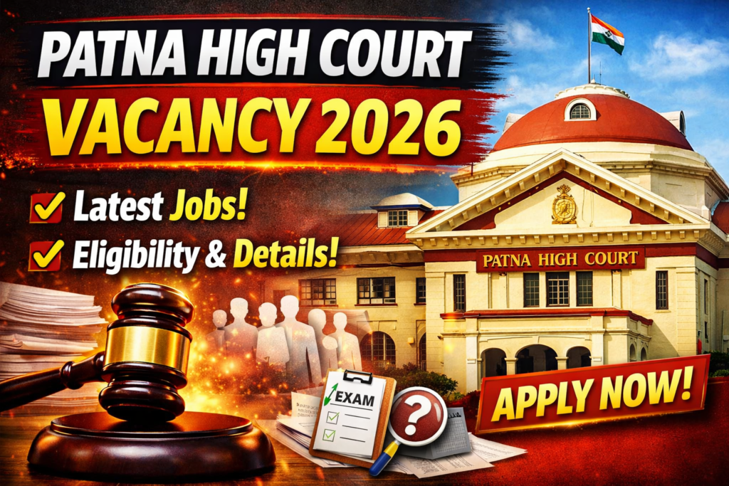 Patna High Court Vacancy 2026: 53 Technical Assistant Posts Open – Apply Before April 30!