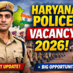 Haryana Police Vacancy 2026: 5500 Constable Posts Open – Your Chance to Join the Force!