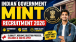Indian Government Mint Recruitment 2026