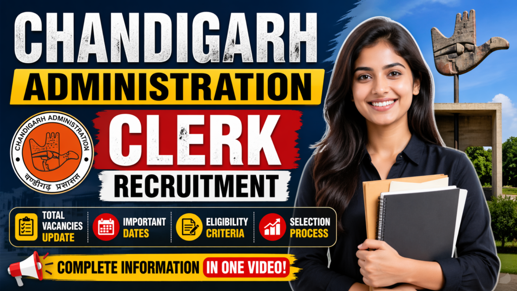 chandigarh administration clerk recruitment