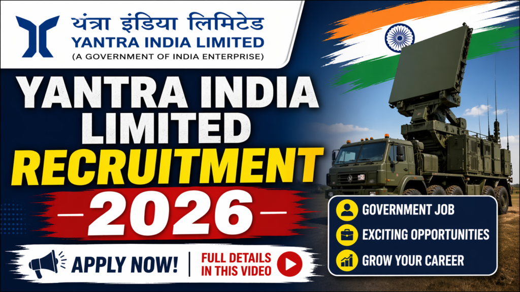 yantra india limited recruitment 2026