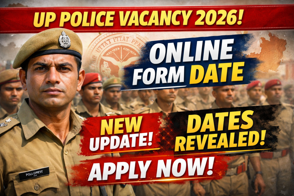 UP Police Vacancy 2026 Online Form Date: 32,679 Constable Posts, Eligibility & Full Details